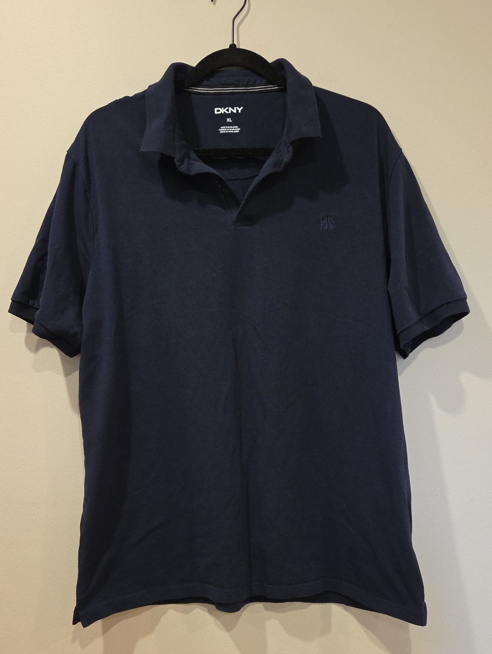 DKNY Men's Dark Navy Polo Shirt